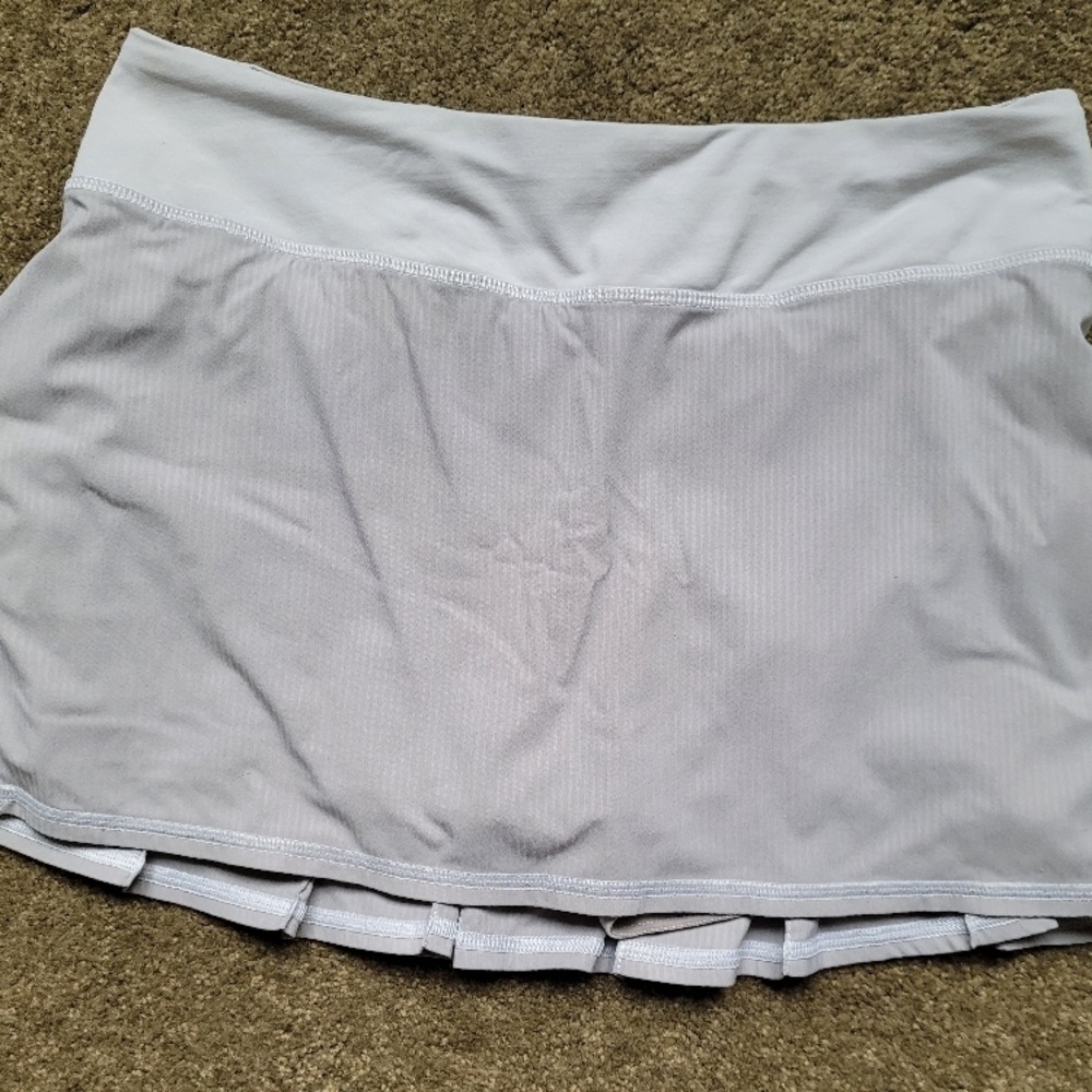 Lululemon Light Gray Athletic Skirt